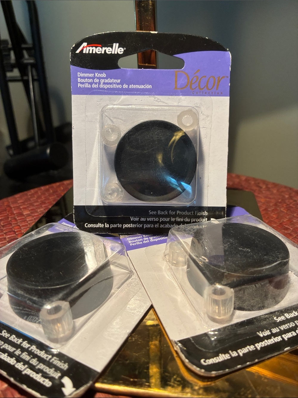 Amerelle Matte Black Rotary Cast Dimmer Knobs - 30 Available